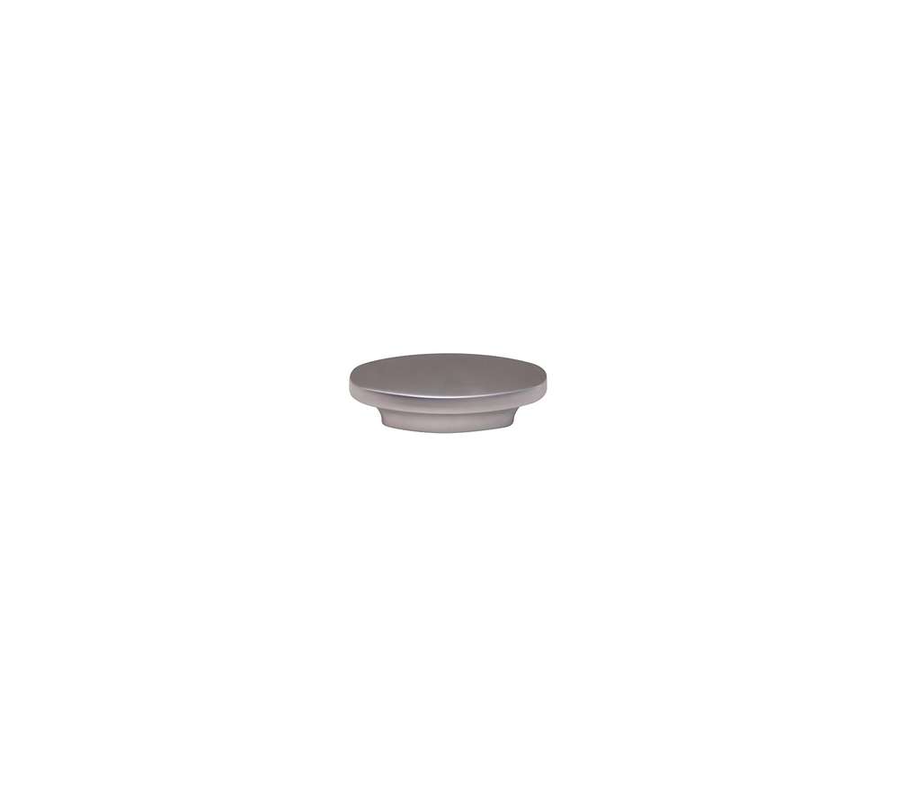Bouton meuble Contemporain Chromé Mat Zamak 63x26x20mm - B BEAUTY
