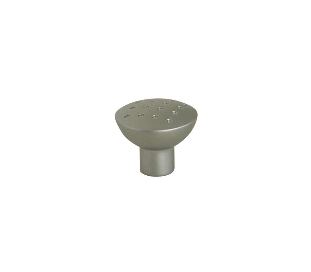 Bouton meuble Contemporain Zamak Mat Chromé ø28mm h24mm - B BEAUTY