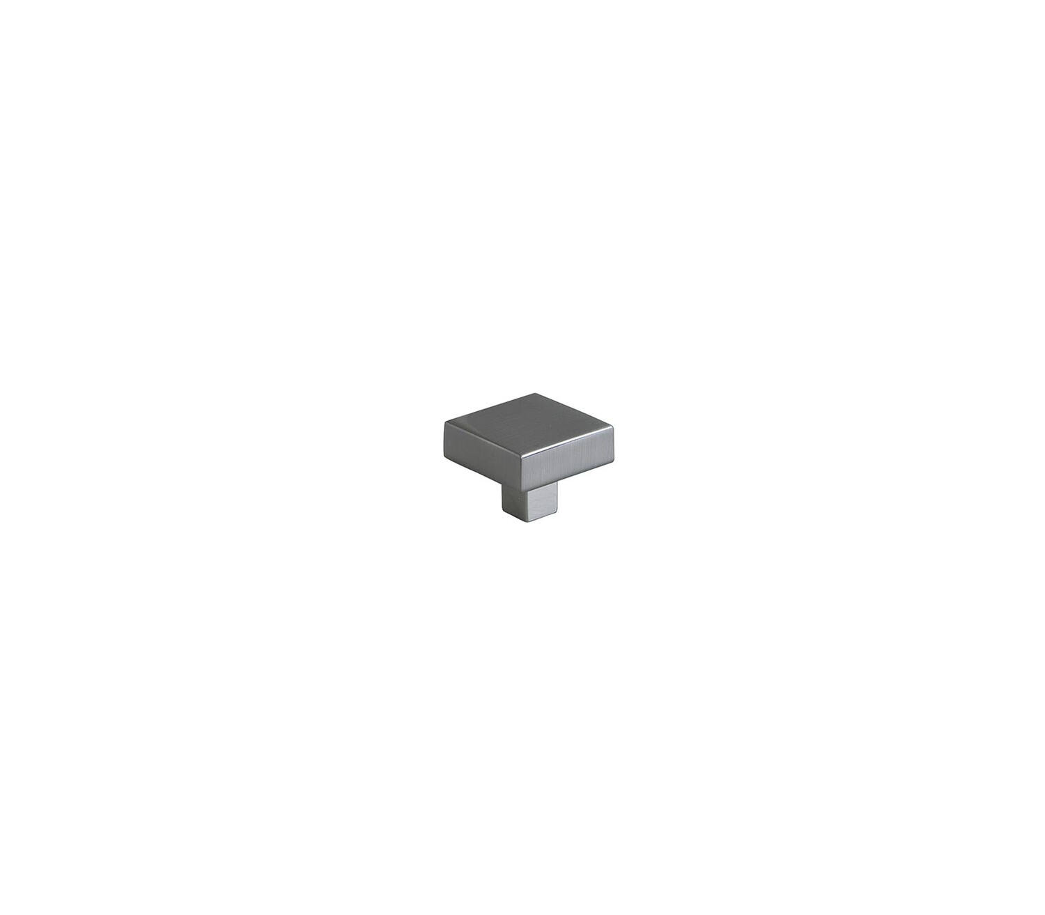 Bouton meuble Contemporain Zamak Brossé 30x30x24mm - B BEAUTY