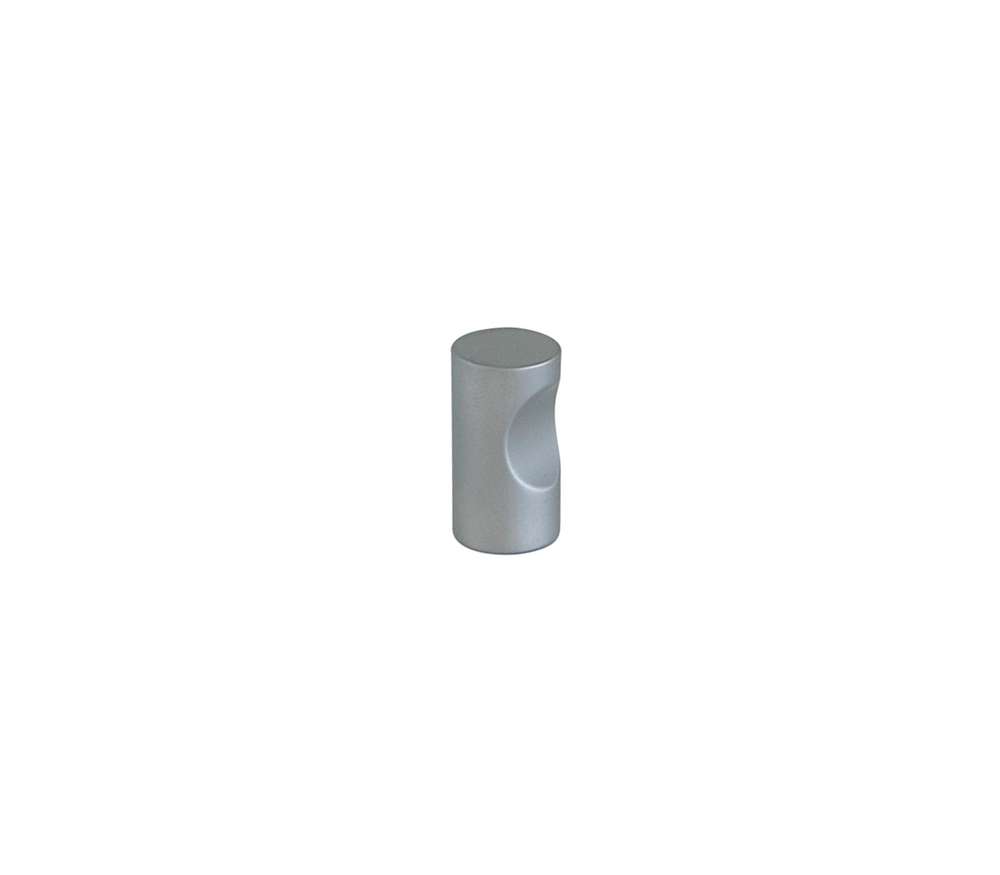 Bouton meuble Contemporain Zamak Mat Chromé ø12mm h22mm - B BEAUTY