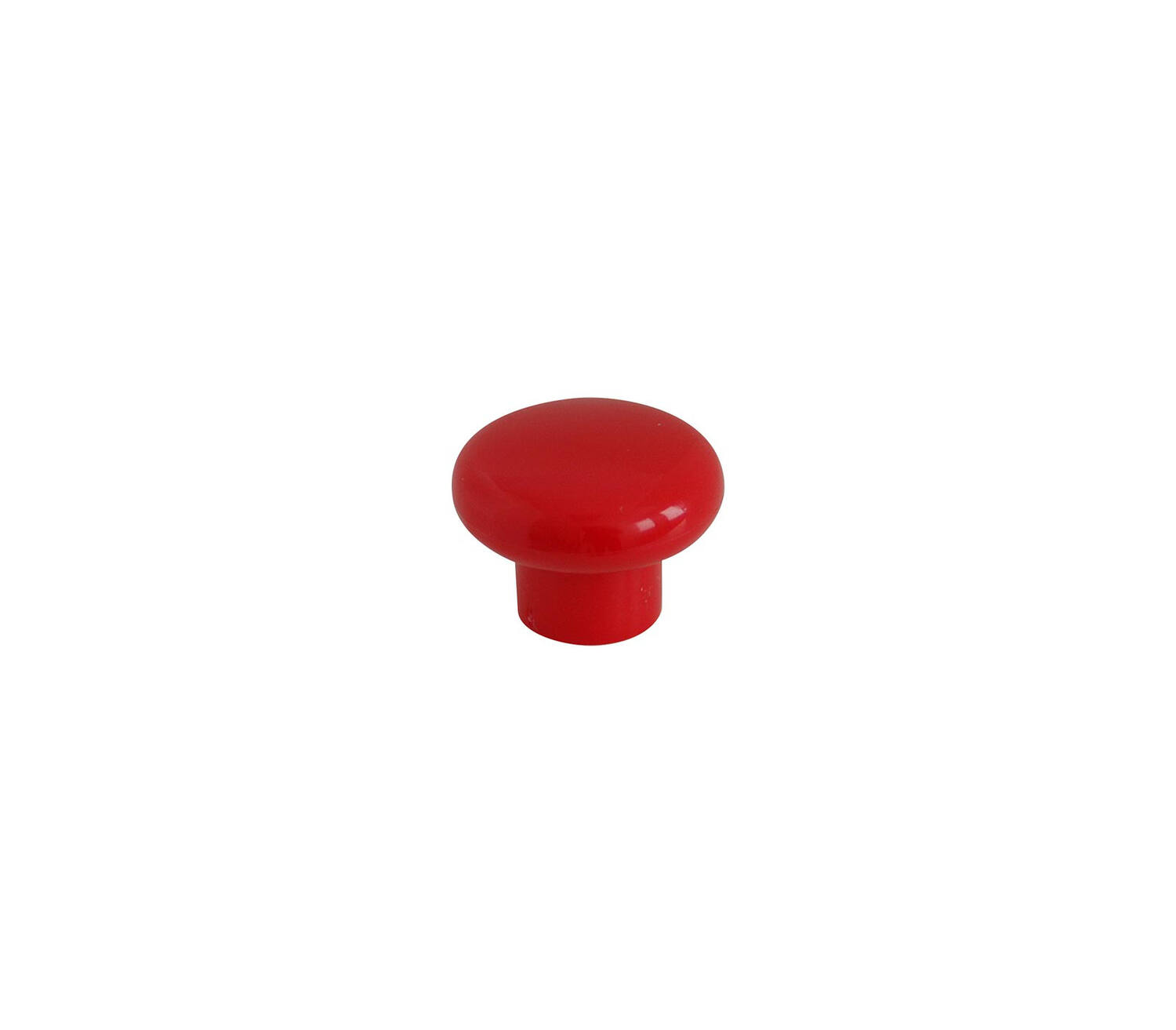 Bouton meuble enfant Plastique Rouge ø33mm h25mm - B BEAUTY
