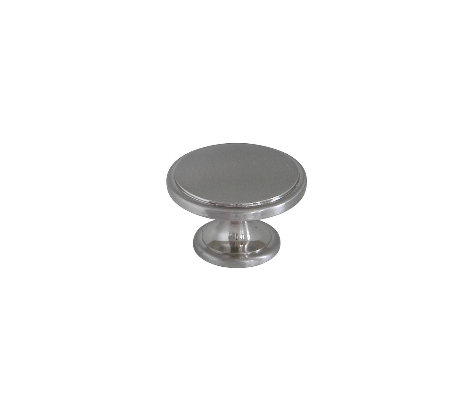Bouton meuble New Zamak Brossé ø38mm h26mm - B BEAUTY