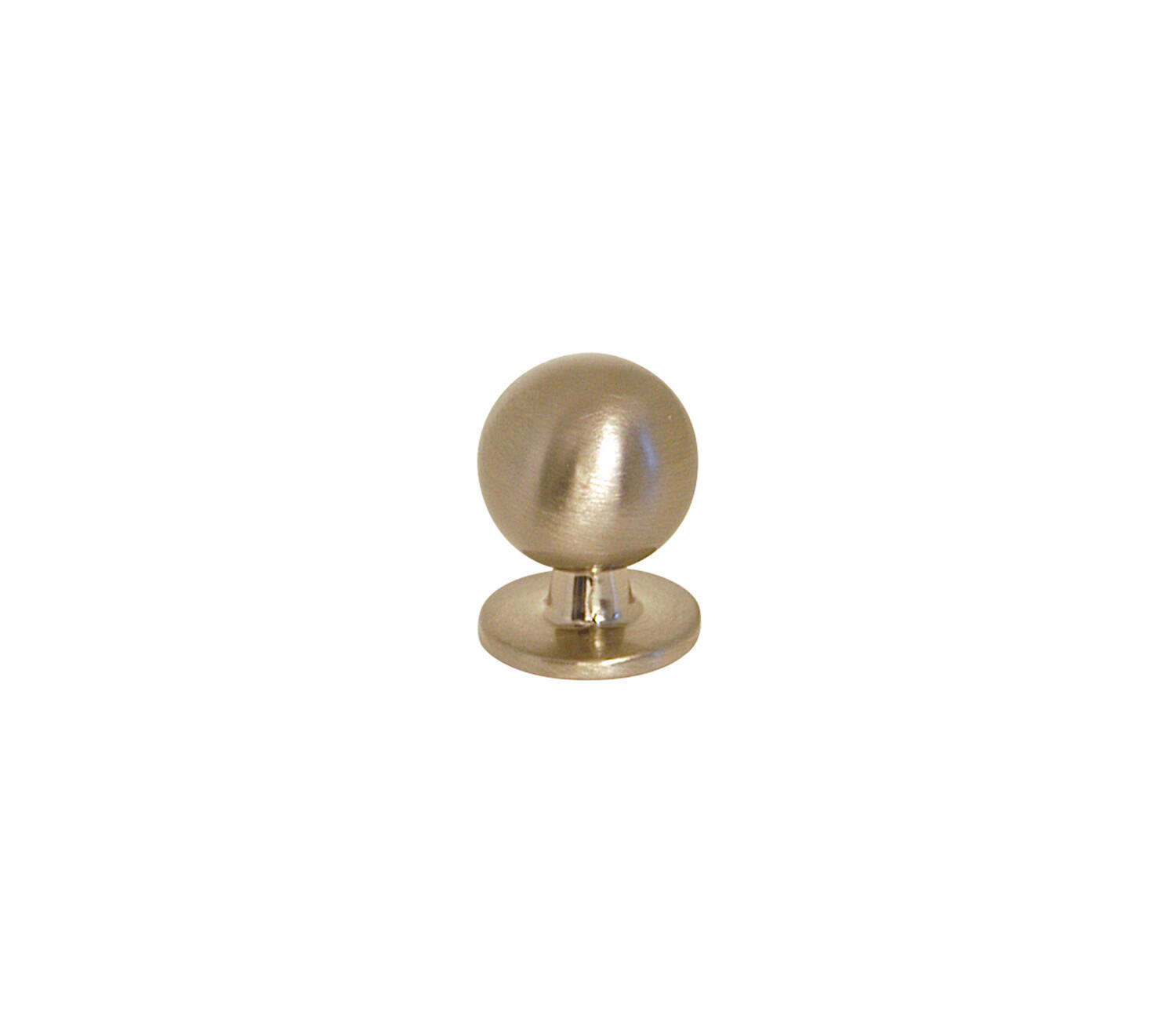 Bouton meuble New Zamak Brossé ø25mm h33mm - B BEAUTY
