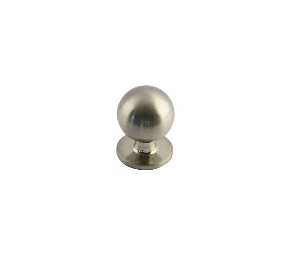 Bouton meuble New Zamak Brossé ø25mm h33mm - B BEAUTY