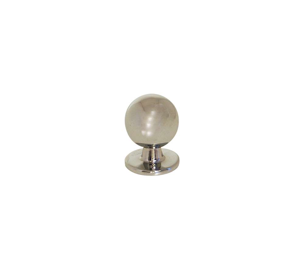 Bouton meuble New Zamak Chromé ø30mm h40mm - B BEAUTY