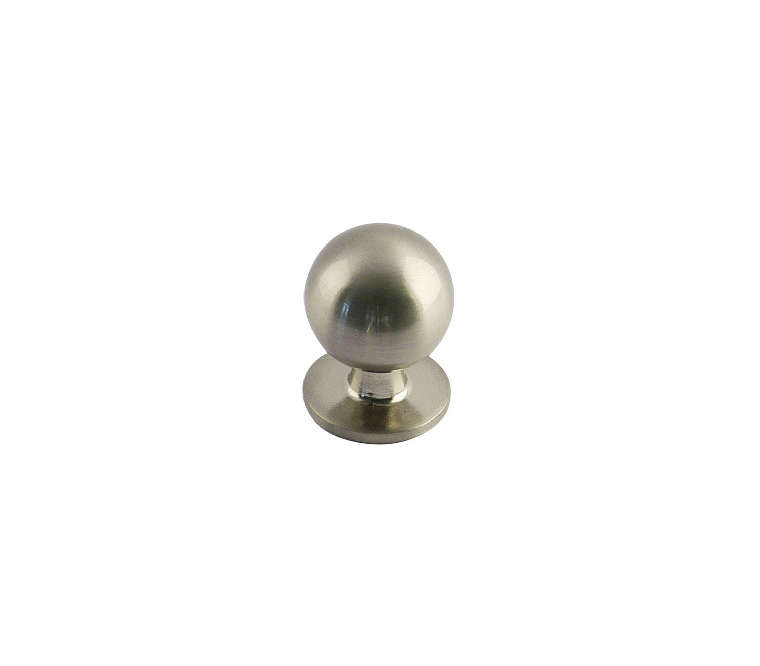Bouton meuble New Zamak Brossé ø30 mm h40mm - B BEAUTY