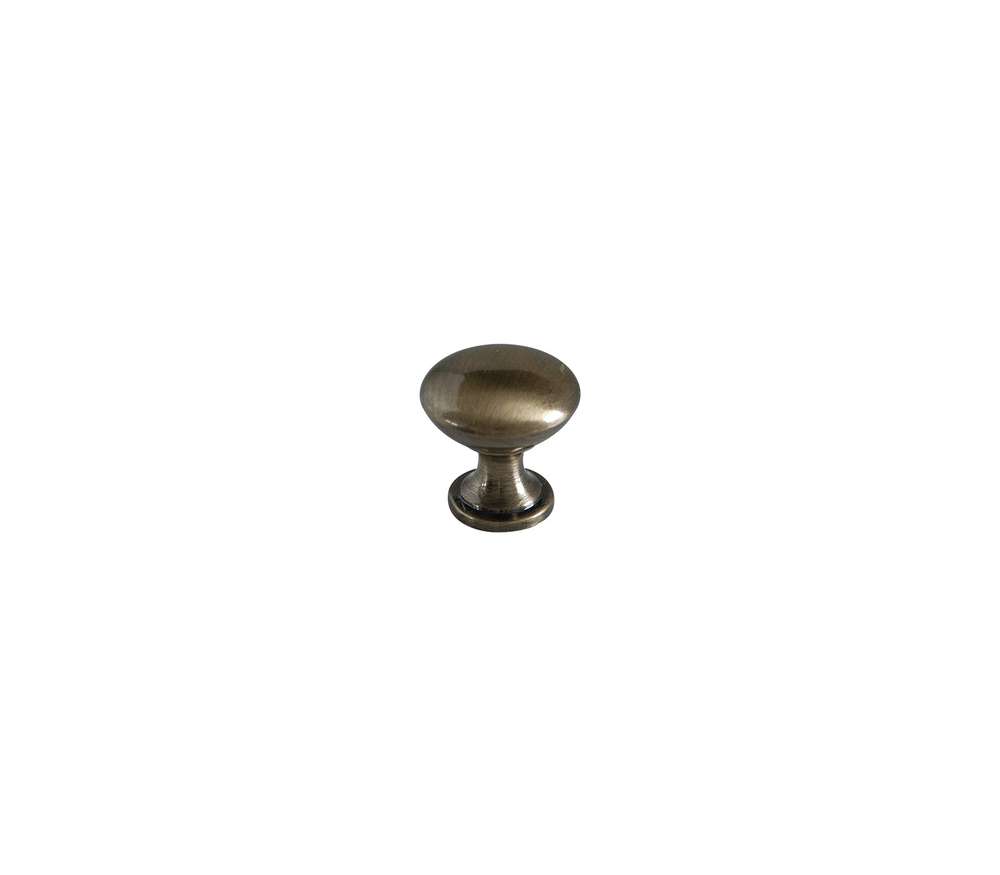 Bouton meuble Style Zamak Laiton Vieilli Vernis ø27.5mm h28mm - B BEAUTY