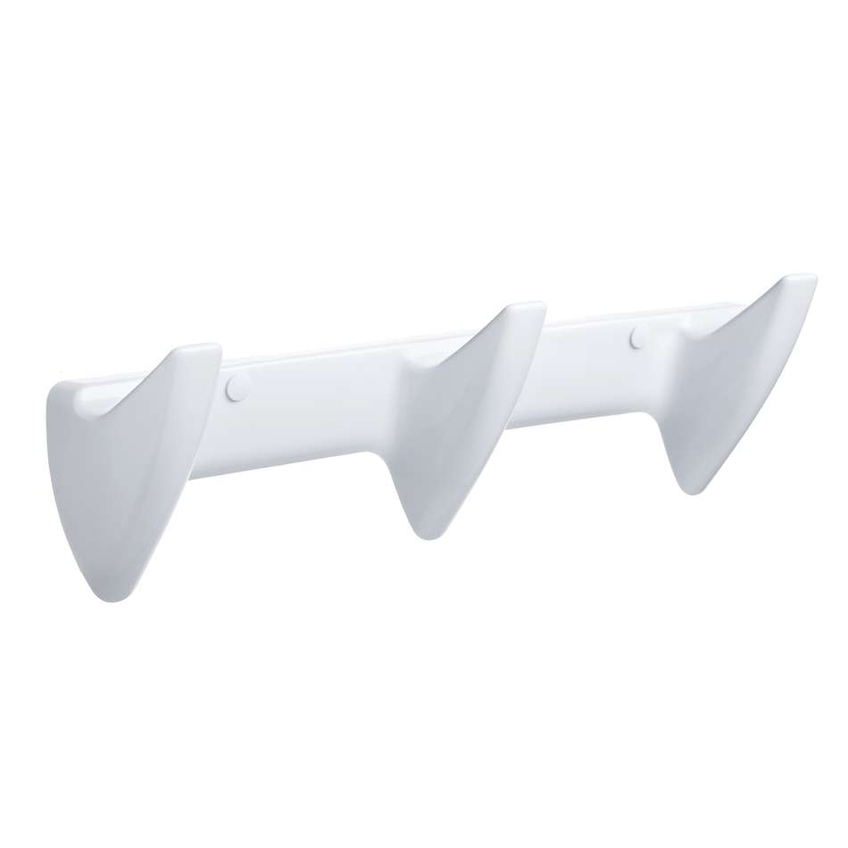 Porte Manteau 3 Têtes Olympia Blanc - TATAY
