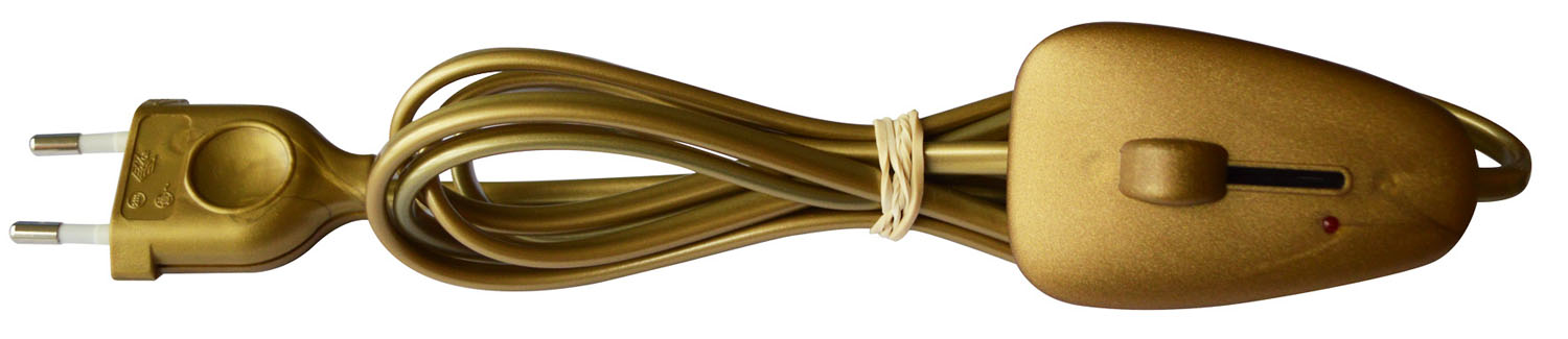 Cordon avec interrupteur variateur 40/160W & fiche 