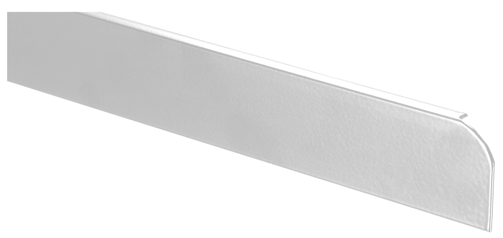 Profil alu blanc finition bordure rayon 3/5mm - 28mm - NORDLINGER