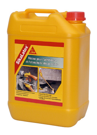 Resine pour l'adherence et l etancheite des mortiers SIKALATEX 5 L