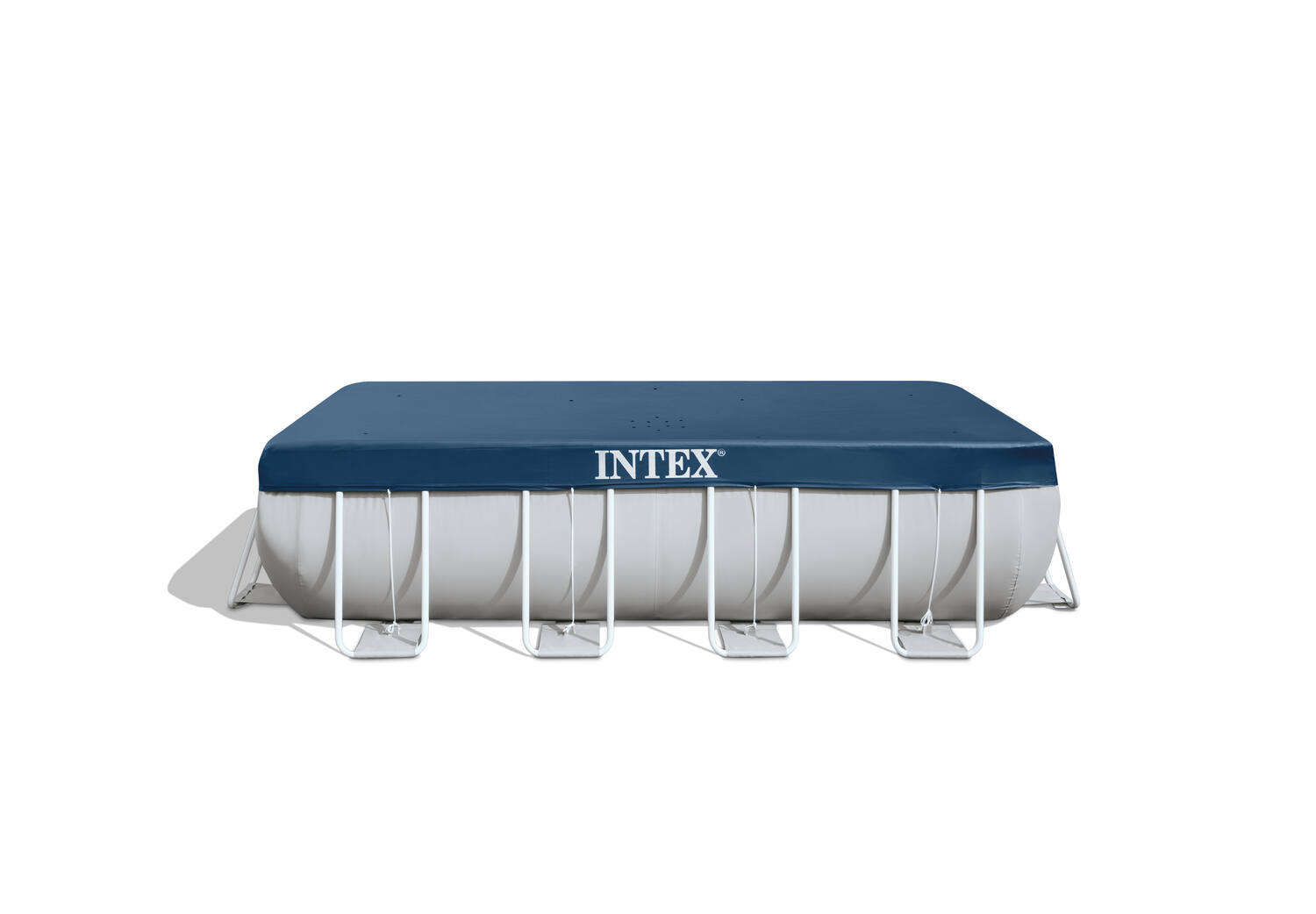 Bâche protection piscine tubulaire rectangulaire 4x2m - INTEX
