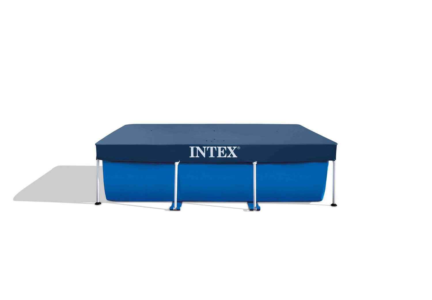 Bâche protection piscine tubulaire rectangulaire 3x2m - INTEX