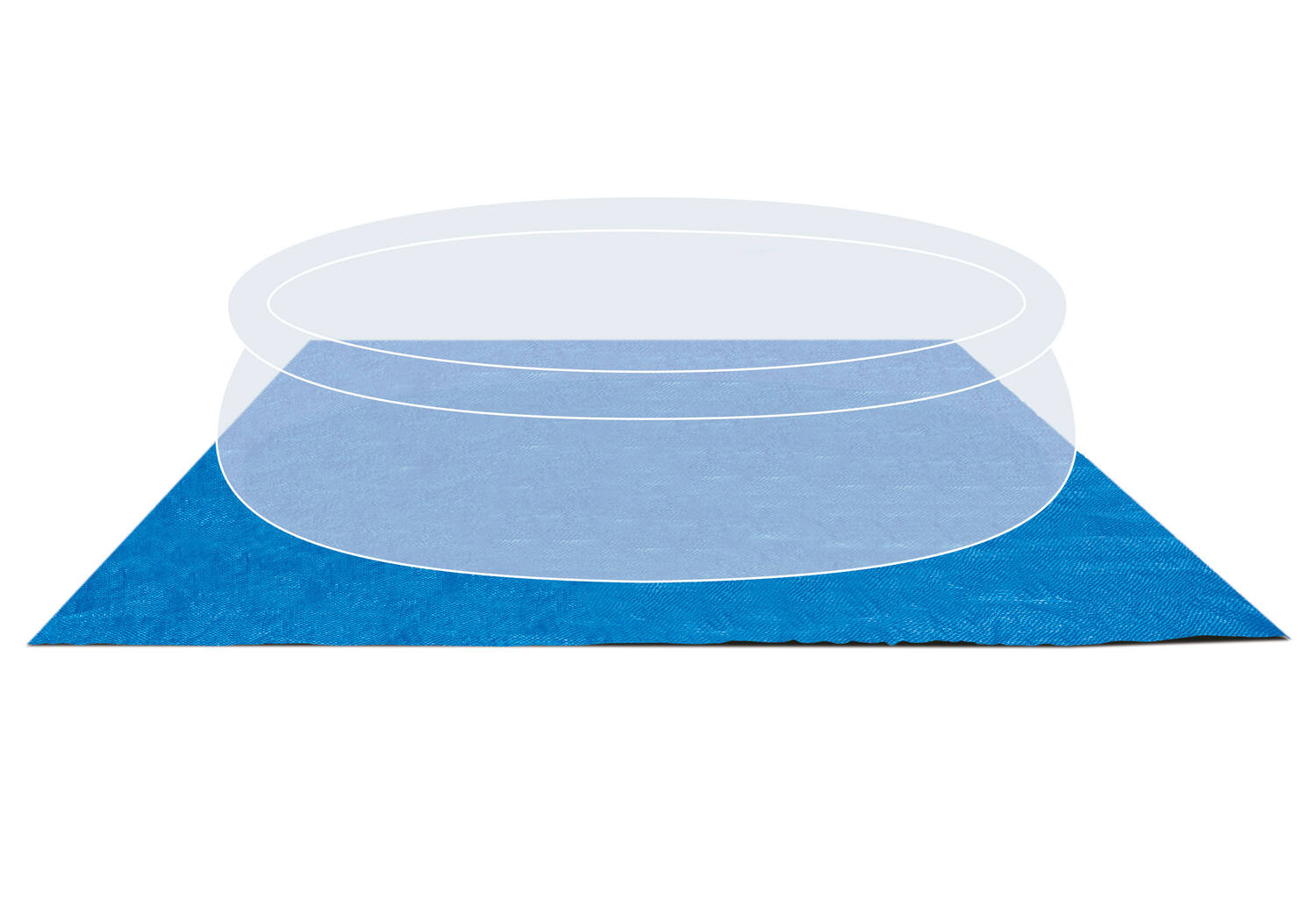 Tapis de sol piscine ∅2,44-4,57m - INTEX