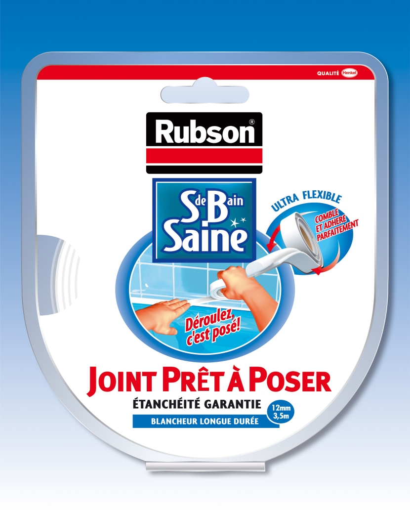 Joint Prêt à Poser Salle de Bain Saine 12mmx3,5m - RUBSON