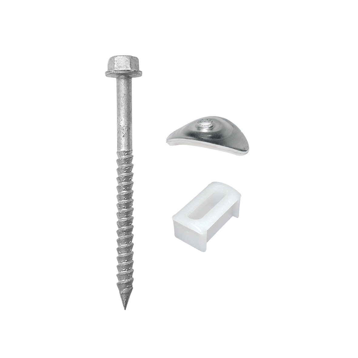 Minipack 10 Tirefonds Ø 6X60 + Plaquettes + cales - PO