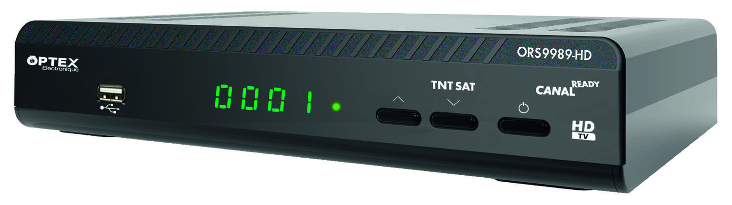 Récepteur TNT satellite TNTSAT Haute Déf. ORS 9989-HD - OPTEX