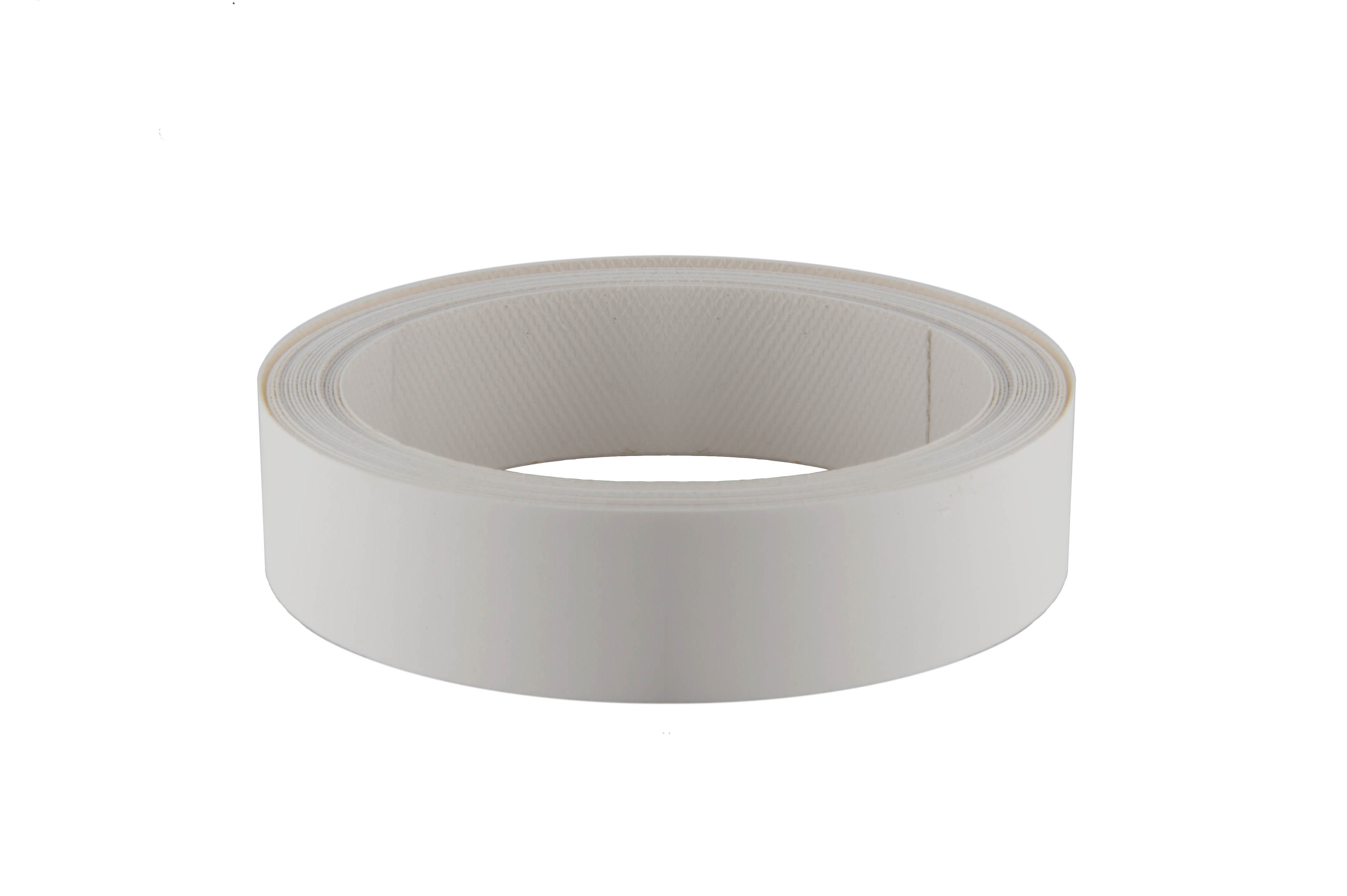 Bande de chant mélaminée blanc 23mm x 25ml