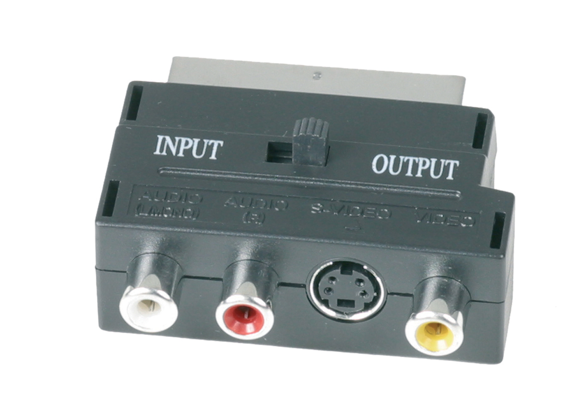 adaptateur péritel / 3rca + s-vhs - OPTEX