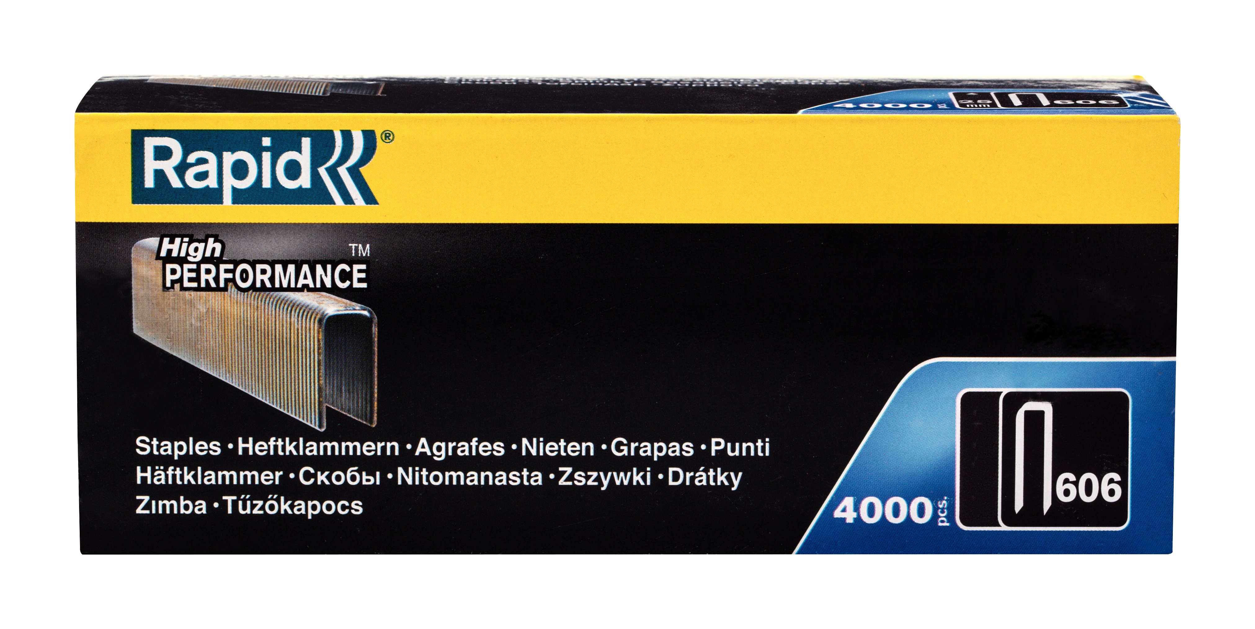 Agrafes n° 606/25mm à couronne étroite de Rapid