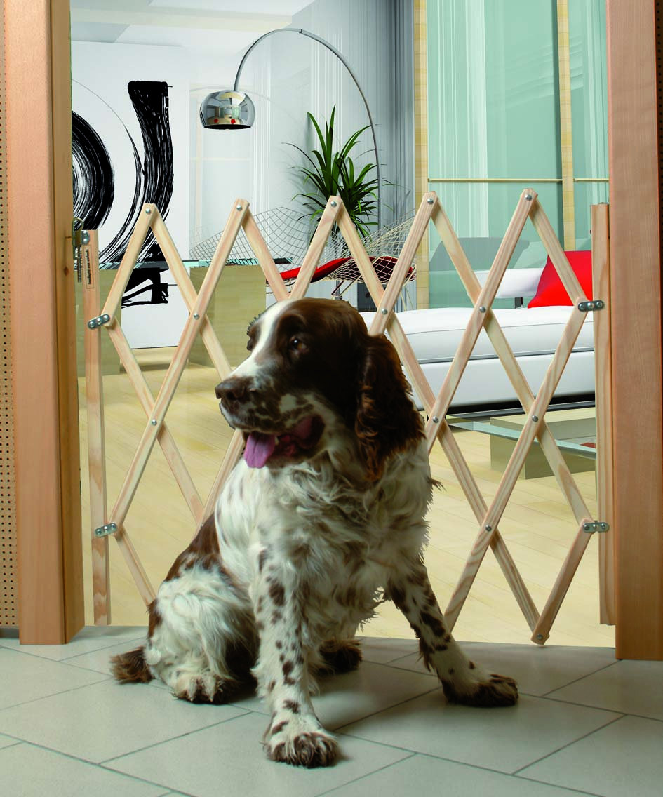 Fermeture bois extensible STOP'MAX pour animaux