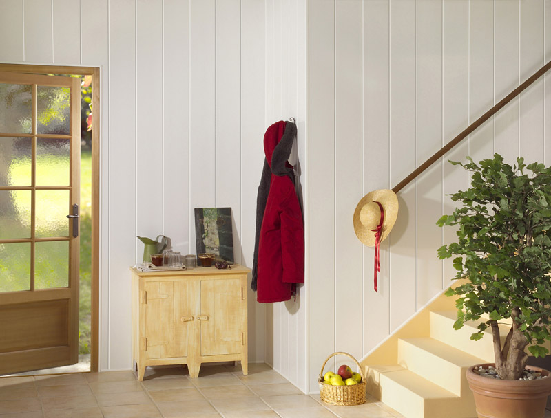 Revêtement PVC line 3000 blanc brut - 4 m - GROSFILLEX