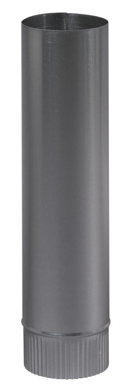 Tuyau gris mat aluminié 111mm - TEN