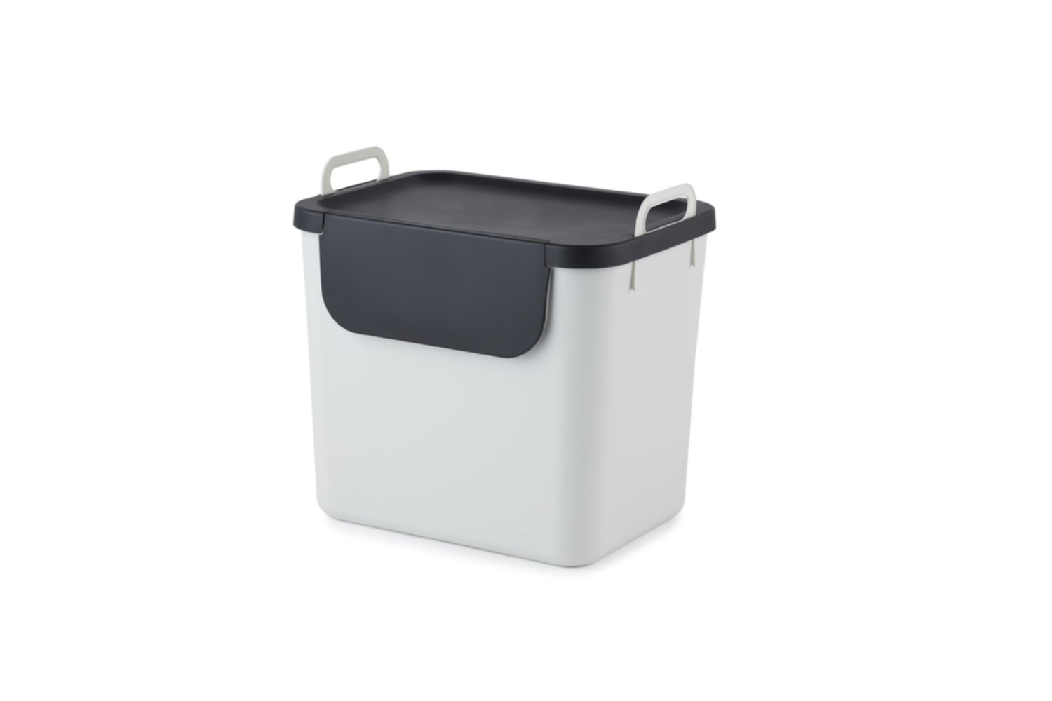 Poubelle de cuisine recyclable blanche 30L - JIVE
