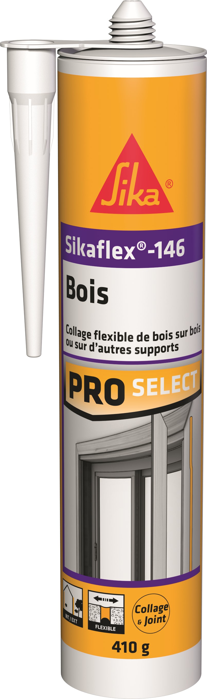 Colle Sikaflex®-146 Bois Blanc 410gr - SIKA