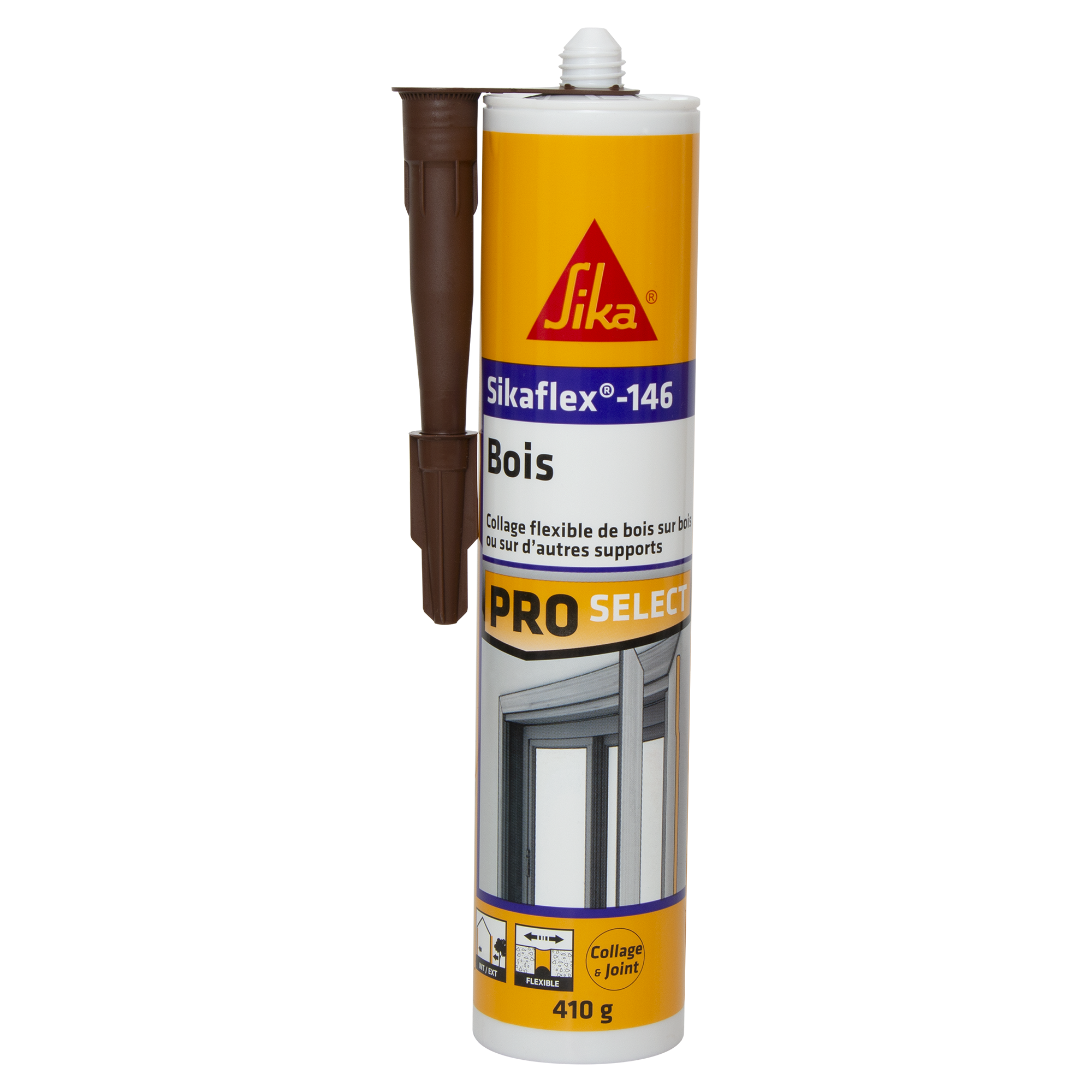 Colle Sikaflex®-146 Bois Marron 410gr - SIKA