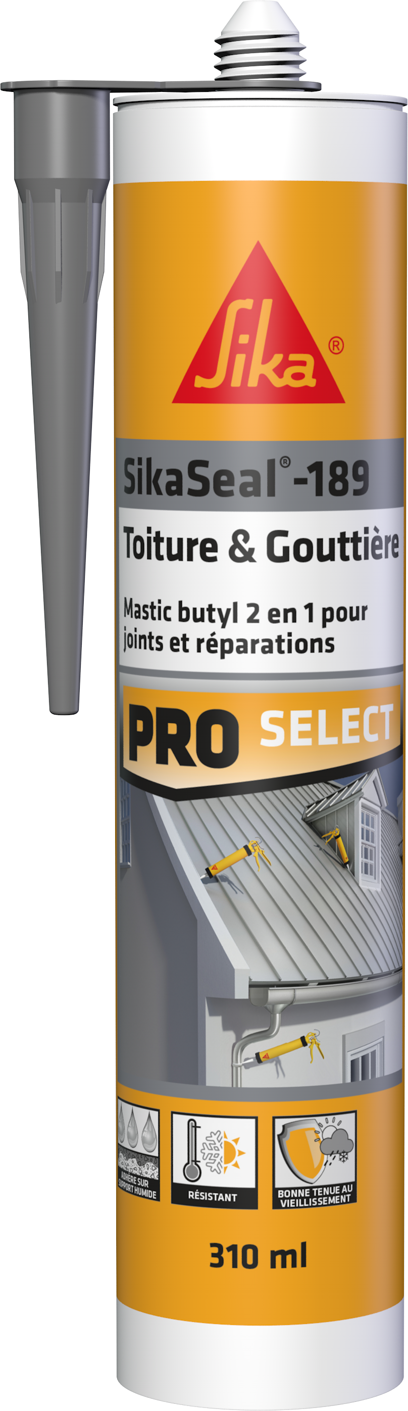 Mastic Toiture SikaSeal-189 300ml - SIKA  