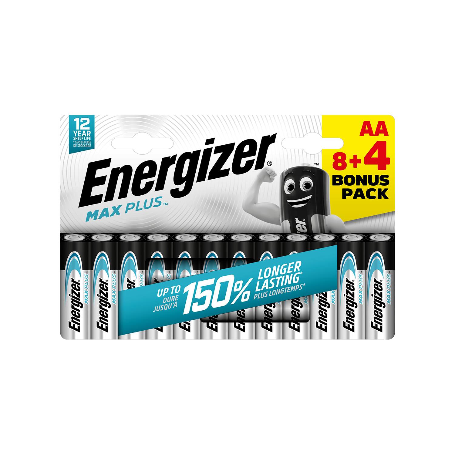 Pile AA LR6 Max Plus 1,5V x12 - ENERGIZER