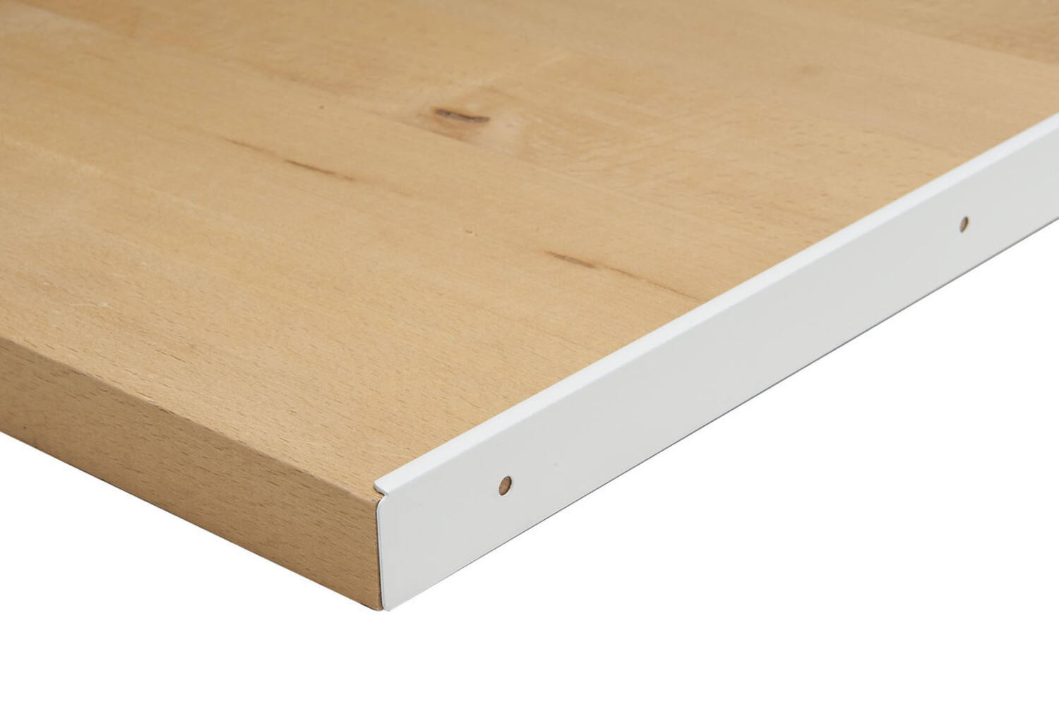 Profil de finition de plan de travail aluminium 2 bords droits 670 x 38 mm  - SPTD