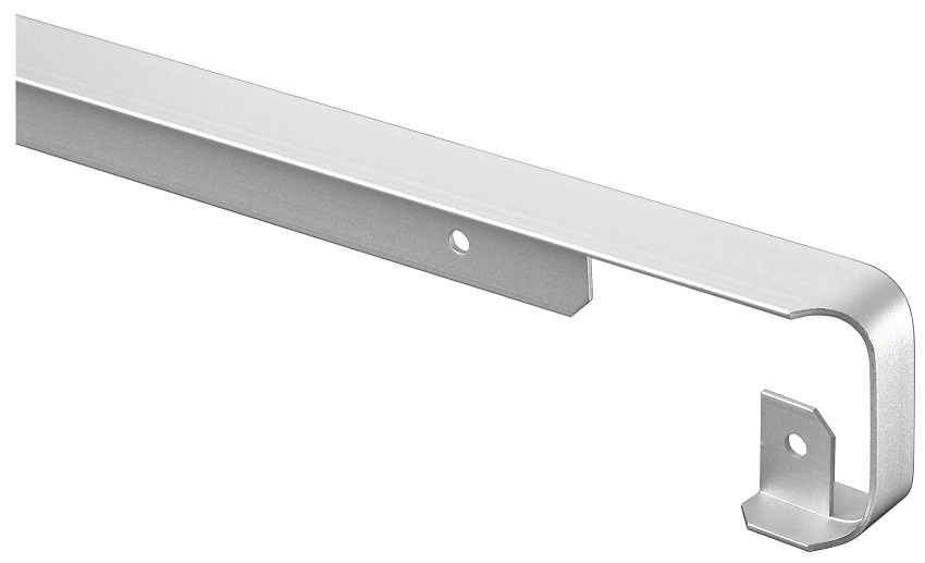 Profil de jonction d'angle de plan de travail alu 2 bords droits 670 x 38 mm - SPTD