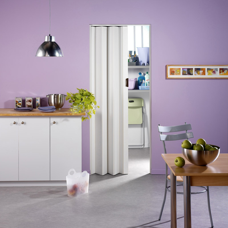 Porte extensible Una blanc - GROSFILLEX