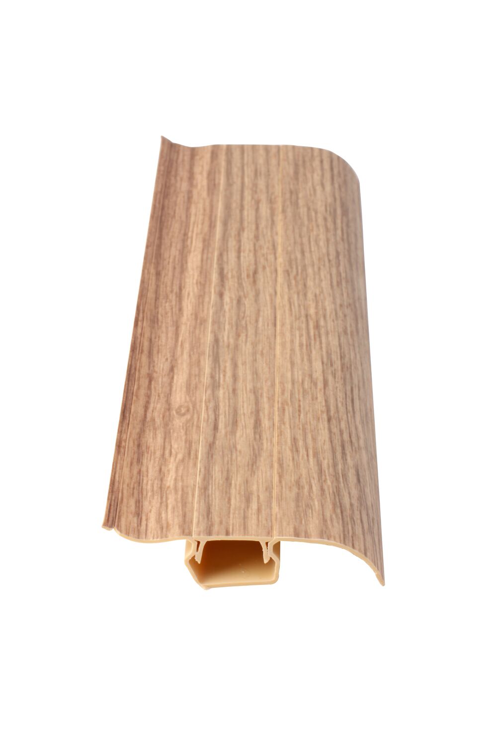 Plinthe cache fil PVC chêne naturel