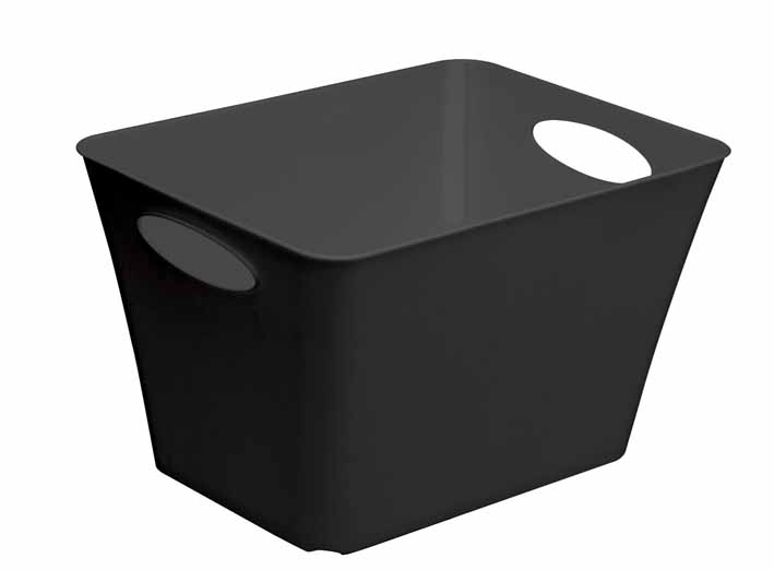 Bac de rangement living box XS noir 5 L - SUNDIS