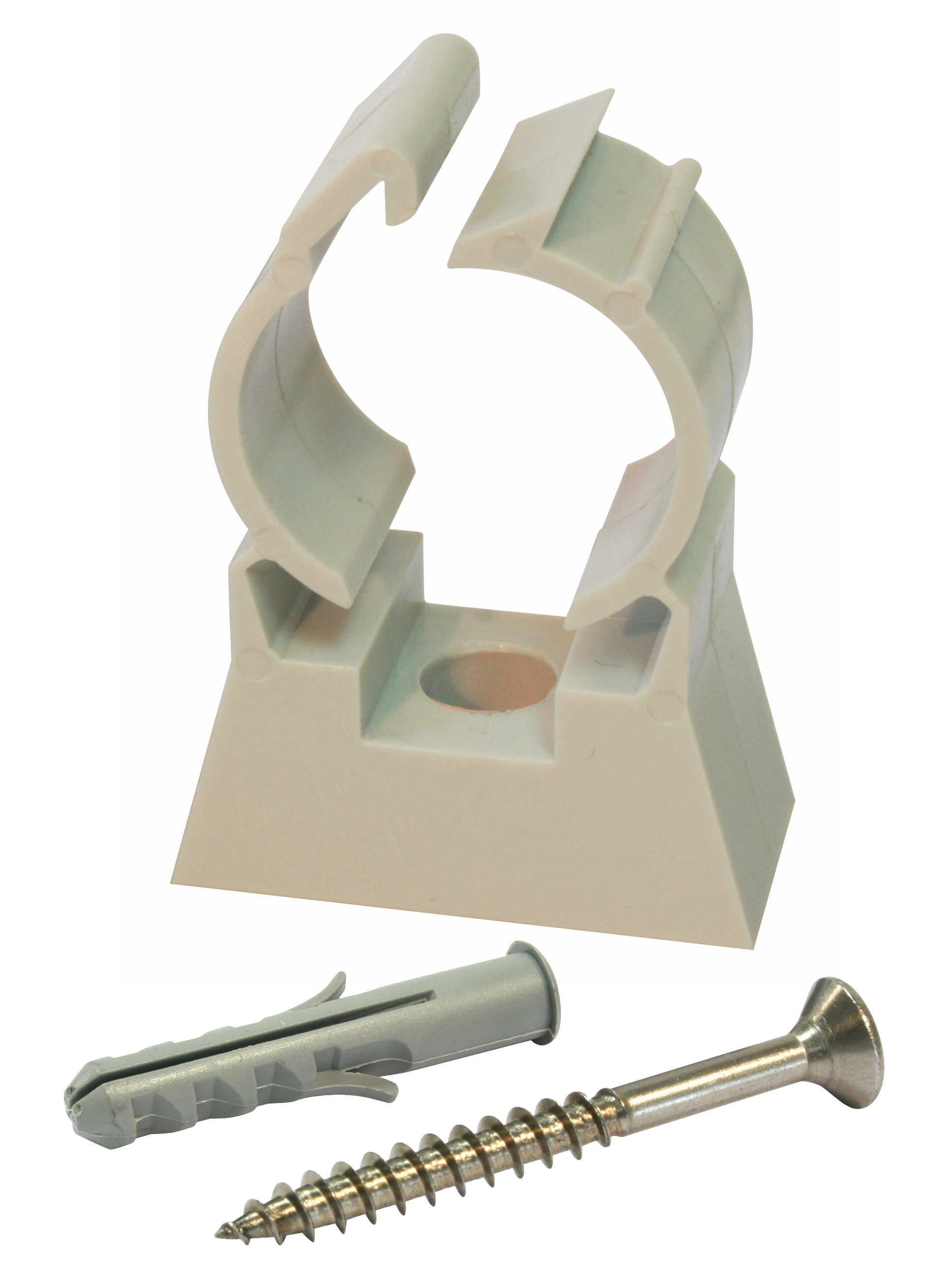 Clip de fixation simple + cheville Ø16 paroi creuse (x10)