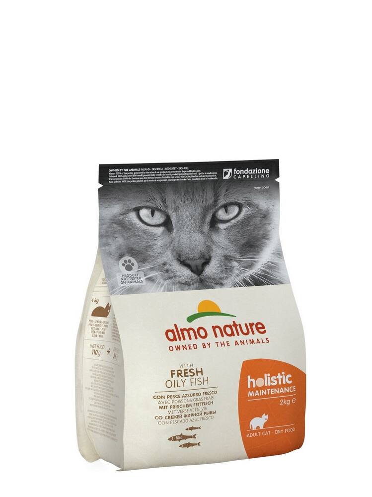 Croquettes chat Holistic poisson frais 2kg - ALMO NATURE