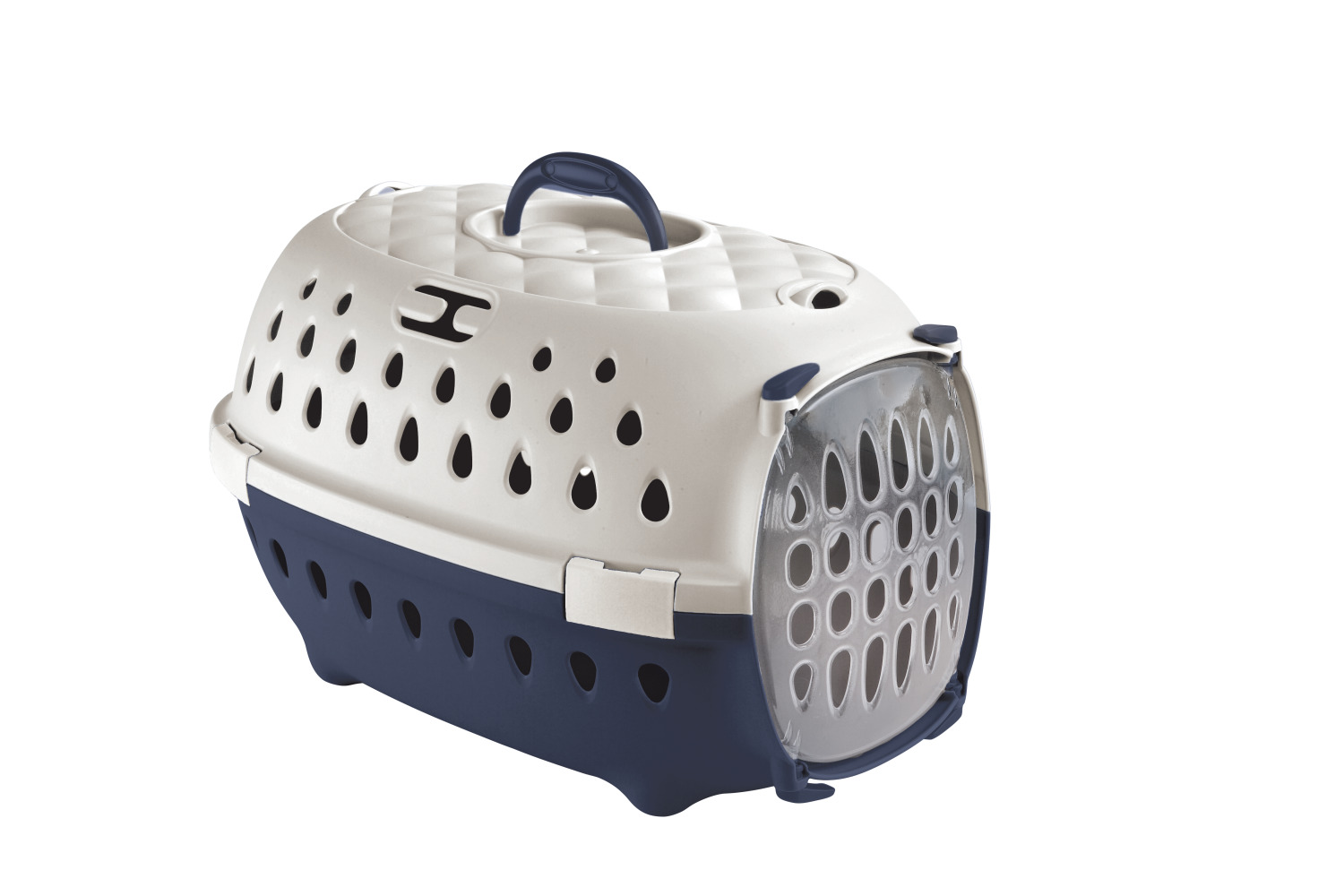 Panier de transport travel smart pour chien et chat de 5 à 8 Kg bleu marine
