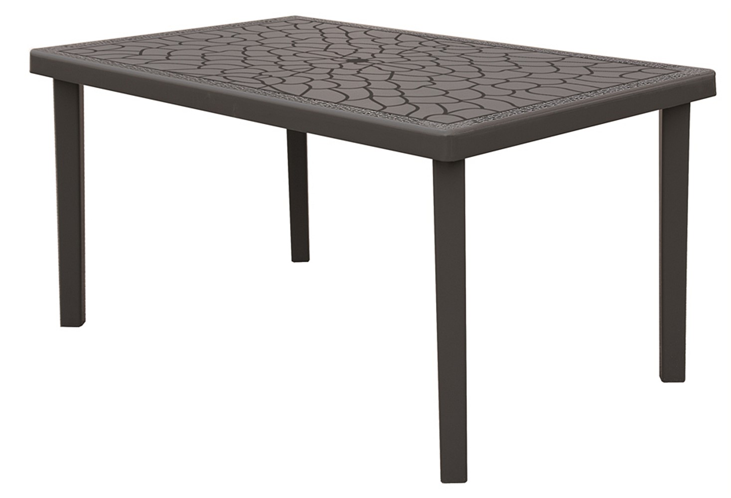 Table rectangulaire Gruvyer 150x90x74,5cm Anthracite