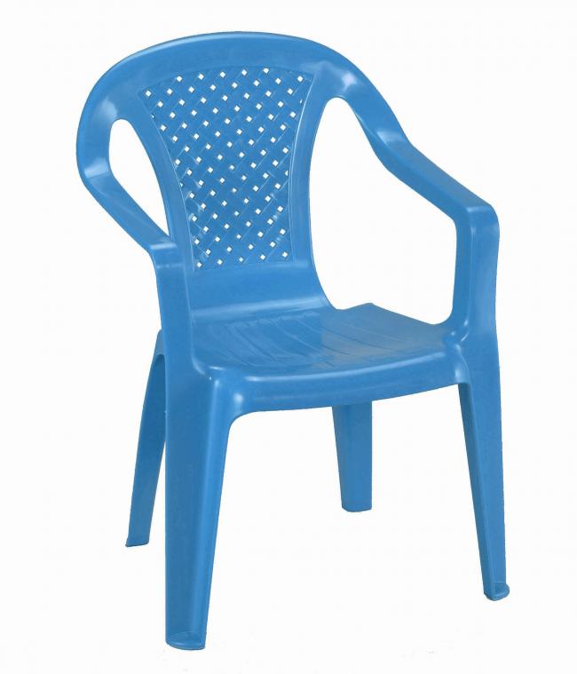 Chaise enfant Camelia bleue