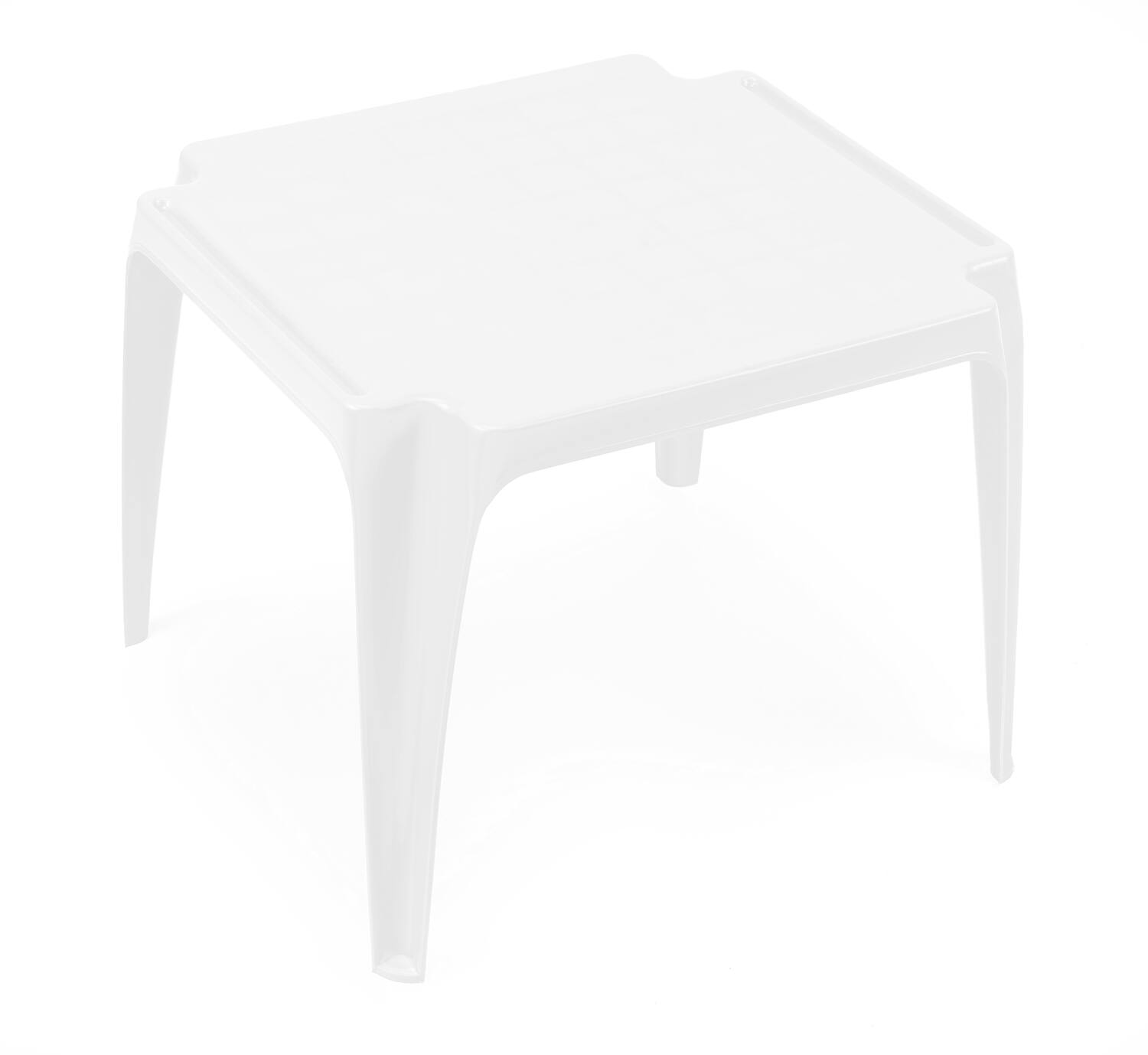 Table de jardin enfant 55 x 50 x 44 cm blanc - PROGARDEN
