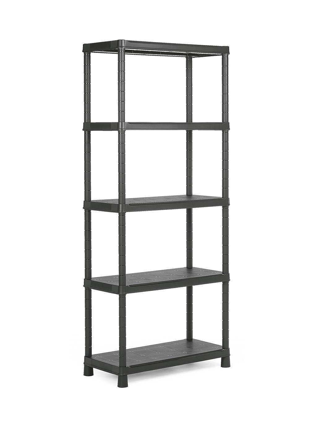 Etagère 5T reglable noir 80x40x187