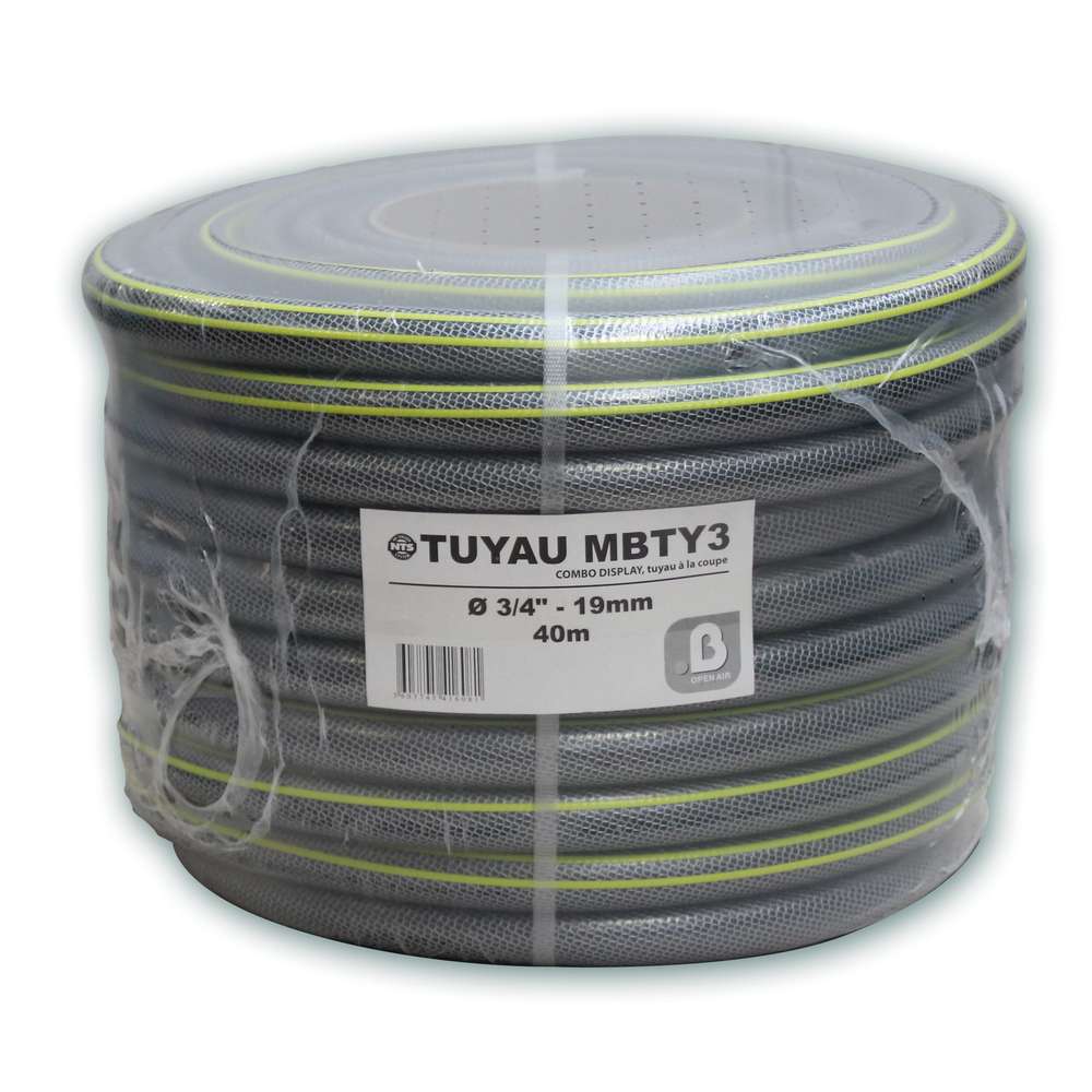 Tuyau arrosage MBTY3 NTS Ø19mm 40m à la coupe - .B