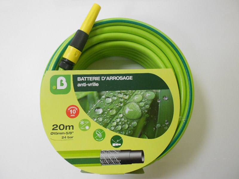 Tuyau d'arrosage MBTY1 antivrille Ø15mm L20m - MR BRICOLAGE