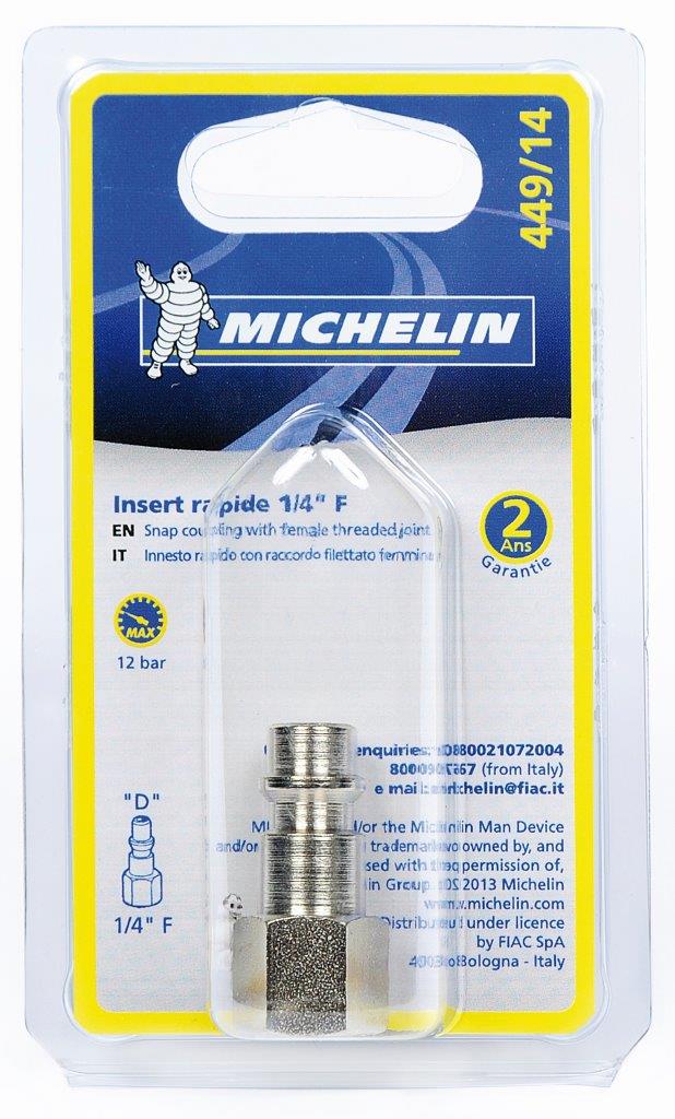 Insert rapide pour compresseur 1/4