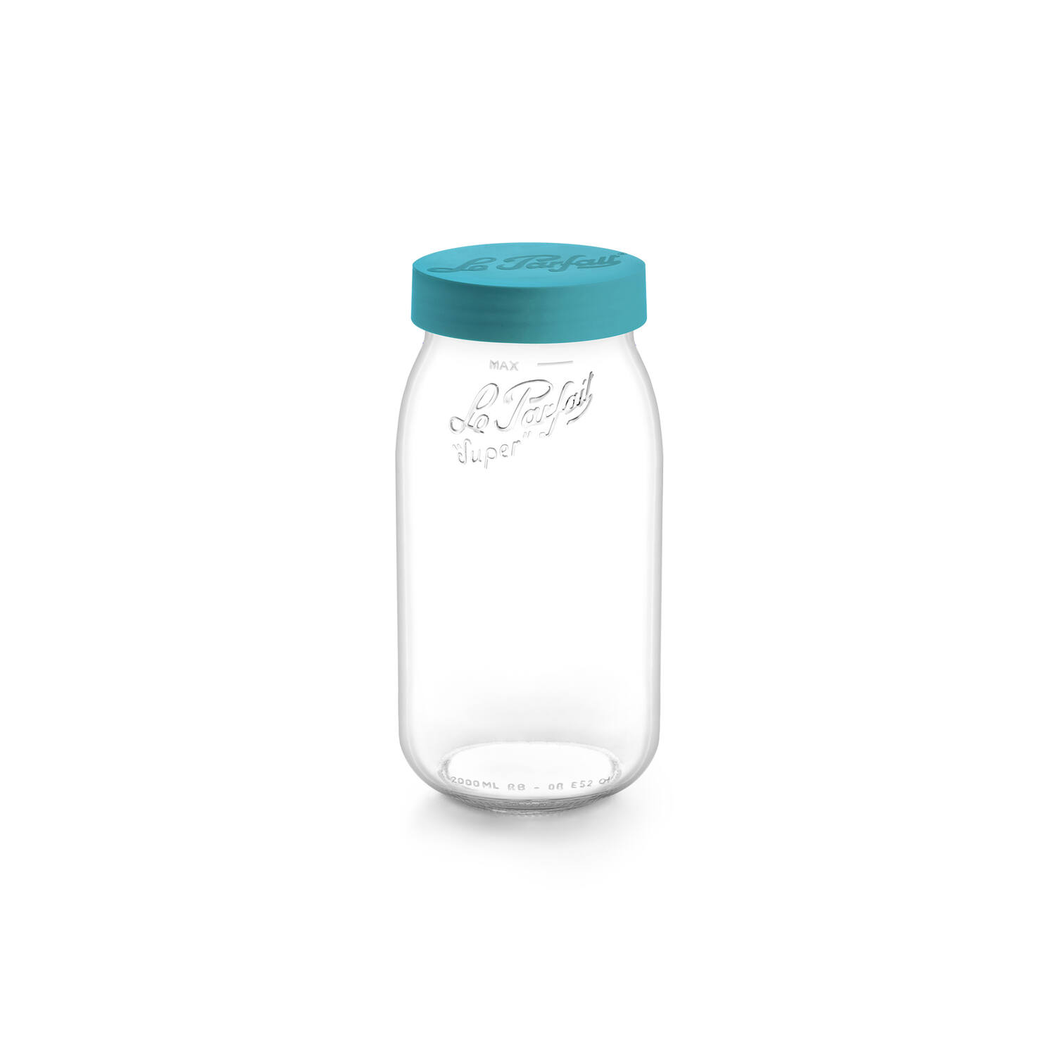 Bocal en verre Color Vis 2L Bleu - LE PARFAIT