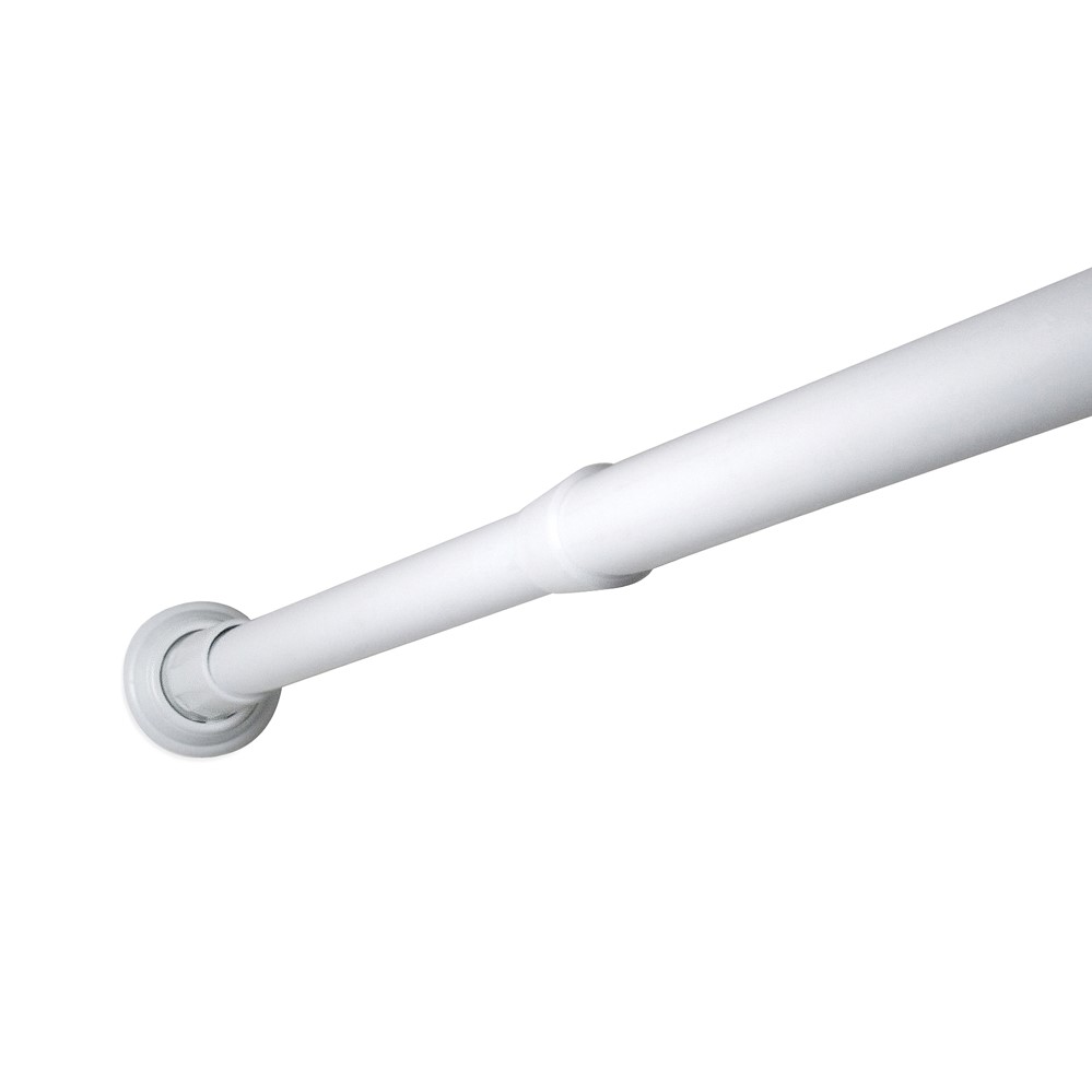 Barre de douche droite 75-115 cm blanc
