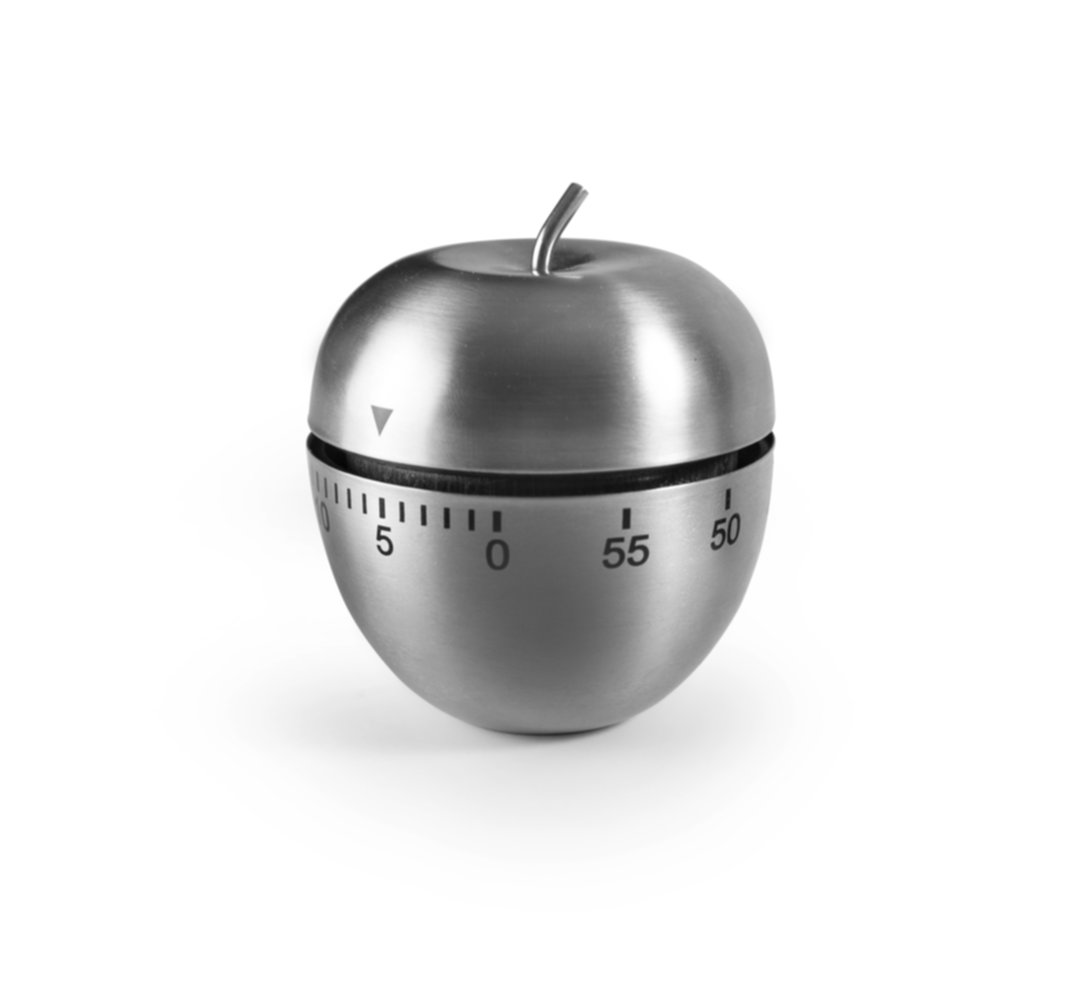 Minuterie de cuisine inox forme pomme
